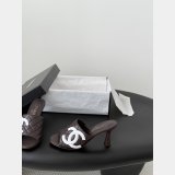 CC big C Quilted heel Slides