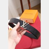 LV Shadow 40mm Reversible Belt black