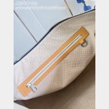 Louis Vuitton Designer Keepall Bandoulière 50 M27781 Blue Bag