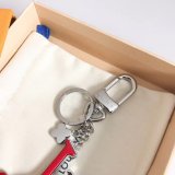 Louis Vuitton Capucines Bag Charm and Key Holder M63079 Pink/Red/Black