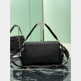 Prada Explore Re-Nylon shoulder bag with flap bLACK