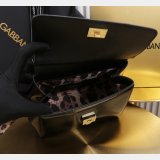 Dolce & Gabban patent leather Sicily handbag 20CM