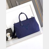 Prada Jardiniere cotton canvas handbag