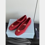 prada Suede ballerinas