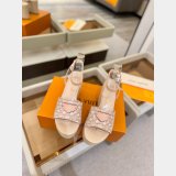 Louis Vuitton Helios Wedge Sandal
