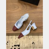Top CC Lambskin Slingbacks