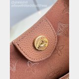Louis Vuitton Carmel Mahina Leather M53188 Brown Bag