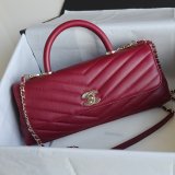 Perfect 1:1 Chevron Quilted Coco Handle Bag