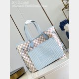 Louis Vuitton Neverfull Inside Out MM Damier Azur Canvas N40946 Bag