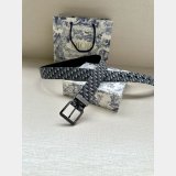 Christian Dior Micro Dior Oblique Jacquard belt 35mm