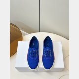 Celine ALAN SNEAKER IN CANVAS AND SUEDE CALFSKIN