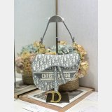 Replica Dior Oblique Jacquard Saddle Bag