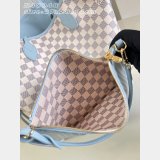 Louis Vuitton Neverfull Inside Out MM Damier Azur Canvas N40946 Bag