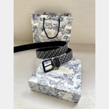 Christian Dior Micro Dior Oblique Jacquard belt 35mm