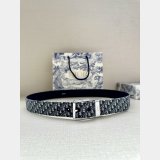 Christian Dior Micro Dior Oblique Jacquard belt 35mm