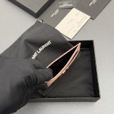CASSANDRE MATELASSE card case in grain leather