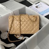 TOP CC Classical Flap 1112 Lambskin Handbags 25cm