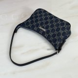 Gucci 1:1 874743 Blue Lady Lunetta Small Shoulder Bag