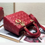 Fashion Christian Dior Lady lambskin 24CM Bag