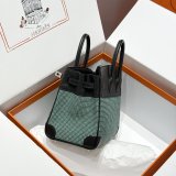 Luxury Hermes Birkin handmade Stiching Handbags Swift Leather 25CM