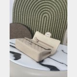 Top Quality CC Flap Lambskin 25cm Pearlescent handbag