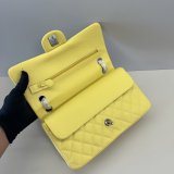 AAA+ Quality FLAP CC 25cm Caviar Leather Handbag