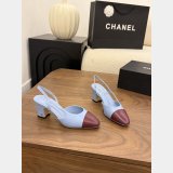 Top CC Lambskin Slingbacks