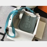 Top Hermes Mini 17CM Evelyne Bag Togo Leather