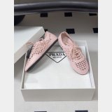 Prada Collapse Crochet Laced Sneakers