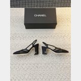 2026 CC Net & gros-grain Slingbacks