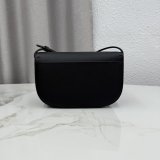 Dior Médaillon Flap Black Grained Calfskin M3920 Bag