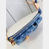 Louis Vuitton Pochette Accessoire Cargo Monogram Denim M27602 Bag