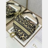 Replica Dior Oblique Jacquard Saddle Bag