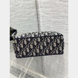 Dior Travel Nomad Pouch Blue 1:1 2875 Oblique Jacquard Fabric Bag