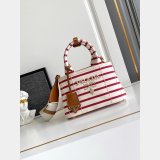 Prada Jardiniere cotton canvas handbag