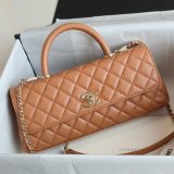 Perfect 1:1 Chevron Quilted Coco Handle Bag