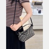 Dior Travel Nomad Pouch Blue 1:1 2875 Oblique Jacquard Fabric Bag