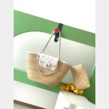 High Quality Large Tote Shopping Braided Straw AS5951 & AS5952 Bag