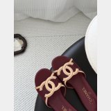 2026 CC Tulle Net Flat Slides