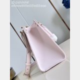 Louis Vuitton OnTheGo PM Monogram Empreinte M45653 Pink Embroidery Thread Bag