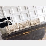 2026 CC Tweed FLAP BAG Beige