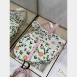 Replica Dior Oblique Jacquard Saddle Bag