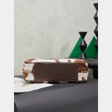 Miu Miu Beau Cow-Print Calf Hair Shoulder Bag