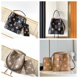 Louis Vuitton Replica NeoNoe MM Bicolor Monogram Empreinte Leather