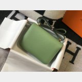 Perfect Hermes handmade Stiching Constance Bag 23cm