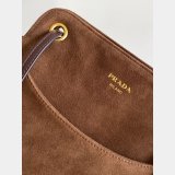 Prada Carry medium suede tote 1BG641 bag