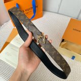 Cheap LV Flowergram 30mm Reversible Belt