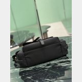 Prada Explore Re-Nylon shoulder bag with flap bLACK