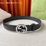 Luxury Belt with Interlocking G buckle