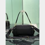 Prada Explore Re-Nylon shoulder bag with flap bLACK